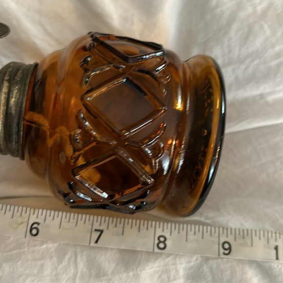 Vintage Sailboat Amber Oil Lamp - Picture 12 of 15